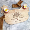 Happy Mother's Day Stepmum Personalised Gift Eggs Toast Chicken Breakfast Board