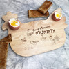 Morning Mummy Personalised Gift Eggs & Toast Soldiers Chicken Breakfast Board