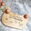 Morning Mummy Personalised Gift Eggs & Toast Soldiers Chicken Breakfast Board