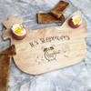 Stepmoms' Personalised Gift Eggs & Toast Soldiers Chicken Breakfast Board