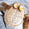 My Mum Is Made Of Personalised Gift Toast Soldiers Egg Shaped Breakfast Board