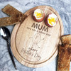 Mum A Good Egg Personalised Gift Toast Soldiers Egg Shaped Breakfast Board