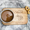 Amazing Stepmum Croissant Mother's Day Personalised Gift Tea Tray Biscuit Board