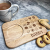 Tea & Biscuit Time Nanny Personalised Gift Tea Tray Biscuit Snack Serving Board