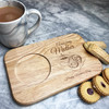 Amazing Mother Croissant Mother's Day Personalised Gift Tea Tray Biscuit Board