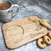 Time To Relax Granny Personalised Tea Coffee Tray Biscuit Snack Serving Board