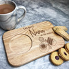 The Best Nana Personalised Gift Tea Coffee Tray Biscuit Snack Serving Board