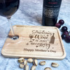 Sometimes Just Necessary Mother's Day Personalised Gift Wine Holder Nibbles Tray
