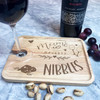 Mums Naughty Nibbles Personalised Gift Wine Holder Nibbles Snack Serving Tray