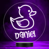 Cute Rubber Duck Colour Changing Led Lamp Personalised Gift Night Light