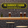 Harrogate Town The Envirovent Stadium Black & Yellow Any Text Football Club 3D Street Sign