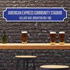 Brighton And Hove Albion American Express Stadium Any Text Football Club 3D Street Sign