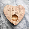 Happy Easter Bunny Basket Personalised Gift Heart Breakfast Egg Holder Board