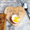 Happy Easter Little Bunny Personalised Gift Heart Breakfast Egg Holder Board