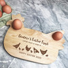 Eggs Happy Easter Personalised Gift Eggs Toast Chicken Breakfast Board