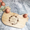 Easter Good Egg Personalised Gift Eggs Toast Chicken Breakfast Board