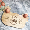 Easter Bunny Loves You Personalised Gift Eggs Toast Chicken Breakfast Board