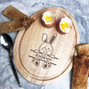 Baby Boy Bunny Easter Personalised Gift Toast Egg Breakfast Serving Board