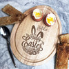 Easter Bunny Ears Personalised Gift Toast Egg Breakfast Serving Board
