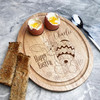 Easter Bunny Big Easter Egg Personalised Gift Toast Egg Breakfast Serving Board