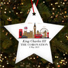London Landscape King Charles III Coronation Souvenir Star Hanging Ornament