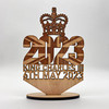 2023 Crown King Charles Coronation Souvenir Keepsake Engraved Personalised Gift
