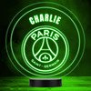 Paris Saint-Germain F.C Football Club Logo Sports Fan LED Colour Night Light