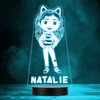 Gabby's Dollhouse Girl Kid's TV Cartoon Personalised LED Multicolour Night Light