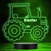 Tractor Outlines Farm Vehicle Farmer Fan Personalised Gift RGB LED Night Light Tractor Outlines Farm Vehicle Farmer Fan Personalised Gift RGB LED Night Light