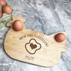 Mum Eggcellent Chicken Egg Toast Personalised Gift Breakfast Serving Board