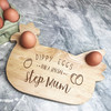 Step Mum Dippy Eggs Chicken Personalised Gift Breakfast Serving Board