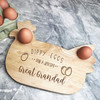 Great Grandad Dippy Eggs Chicken Personalised Gift Breakfast Serving Board