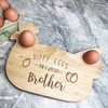 Brother Dippy Eggs Chicken Personalised Gift Breakfast Serving Board