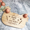 Thank You Teacher Pencil School Apple Personalised Chicken Egg Breakfast Board