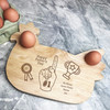 Trophy To Stepdad Father's Dad Personalised Chicken Egg Breakfast Board