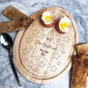 Stars Border To A Star Boyfriend Personalised Egg Breakfast Serving Board