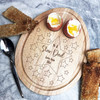 Stars Border To A Star Dad Personalised Egg Breakfast Serving Board