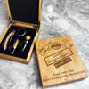 Wine Bottle Glass Daddy Father's Day Personalised Wine Bottle Tools Gift Box Set