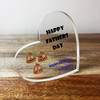 Poo Father's Day Dad Love Your Little Shits 3 Clear Heart Personalised Gift