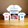This Awesome Grandad Belongs To 2 Small Football Shirt Photo Personalised Gift