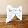 Dad Kingfisher Bird Blue Goodbyes Are Not Forever Wings In Memory Memorial Gift