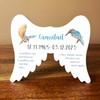 Grandad Kingfisher Bird Blue Goodbyes Are Not Forever Wings Memory Memorial Gift