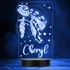 Decorative Pattern Turtle Multicolour Personalised Gift LED Lamp Night Light