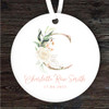 New Baby Girl Alphabet Letter C Personalised Gift Keepsake Hanging Ornament