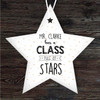 Thank You Teacher Class Full Of Stars Star Personalised Gift Hanging Ornament