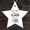 Gold Stars Class Thank You Teacher Star Personalised Gift Hanging Ornament