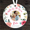 To Mother Of The Groom Photo Wedding Round Personalised Gift Hanging Ornament