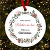 Special Mother-In-Law Red Winter Personalised Christmas Tree Ornament Decoration