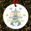 Special Daddy Tree Hearts Stars Personalised Christmas Tree Ornament Decoration