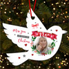 Miss You at Nan Photo Memorial Personalised Christmas Tree Ornament Decoration